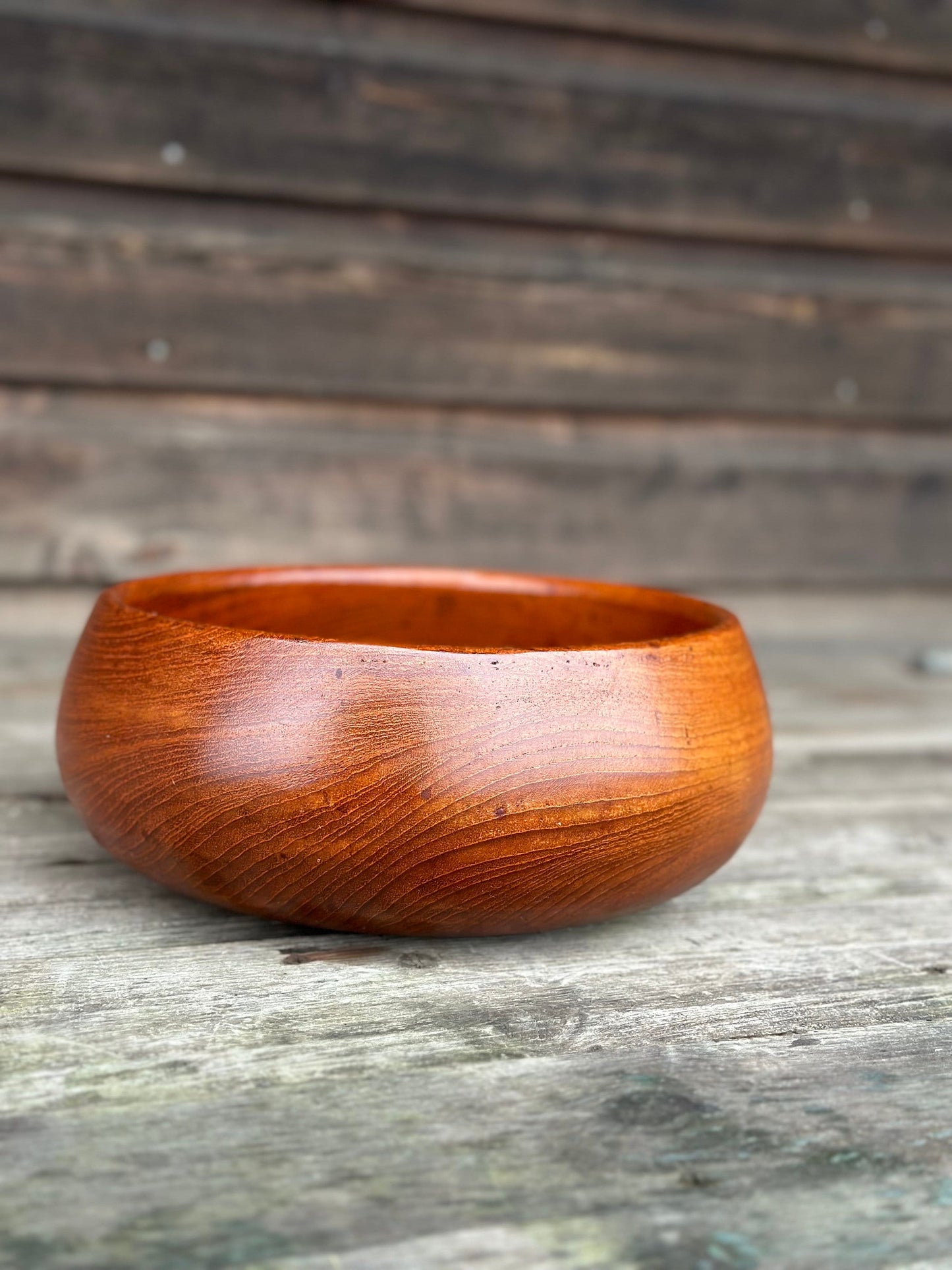 Vintage Danish Reducta Teak Fruit Bowl 1960s