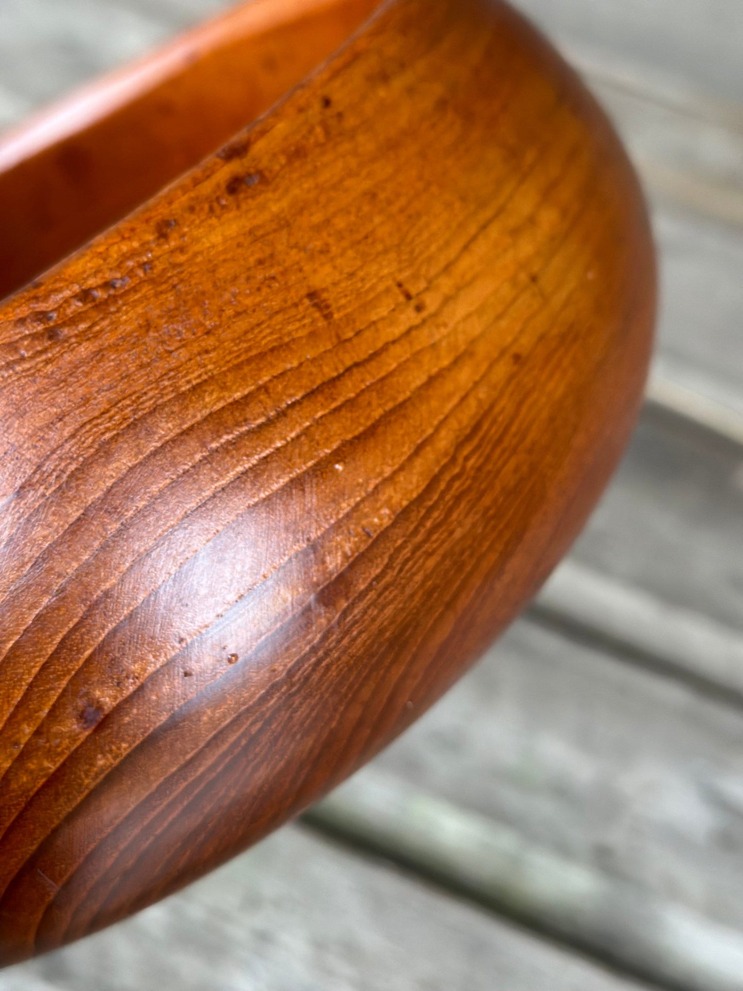 Vintage Danish Reducta Teak Fruit Bowl 1960s