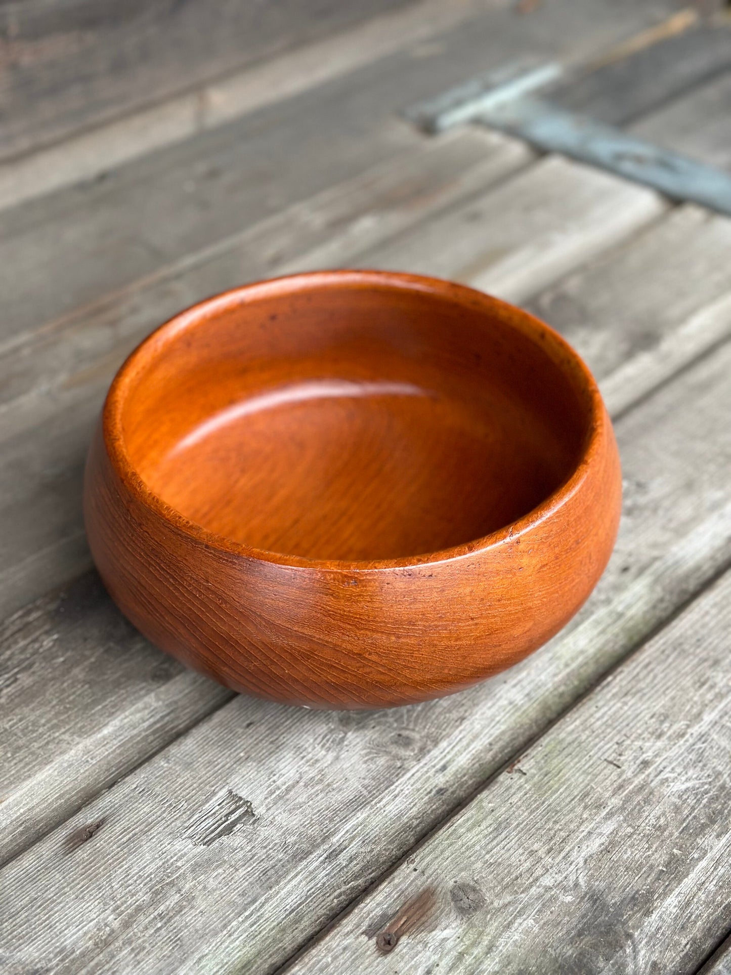 Vintage Danish Reducta Teak Fruit Bowl 1960s