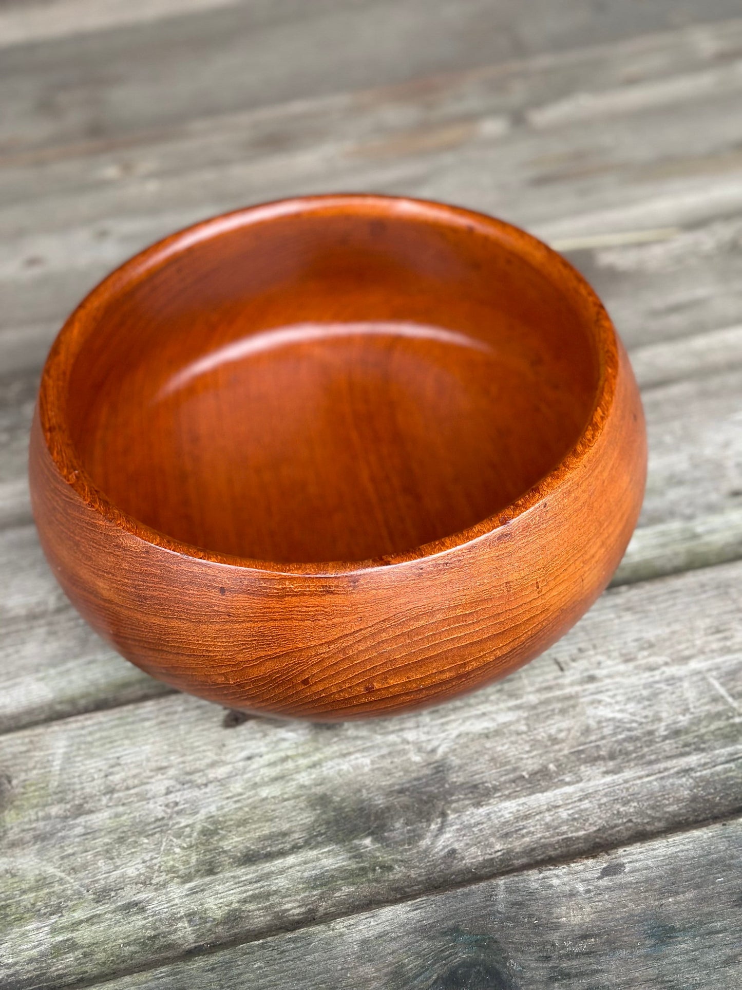 Vintage Danish Reducta Teak Fruit Bowl 1960s