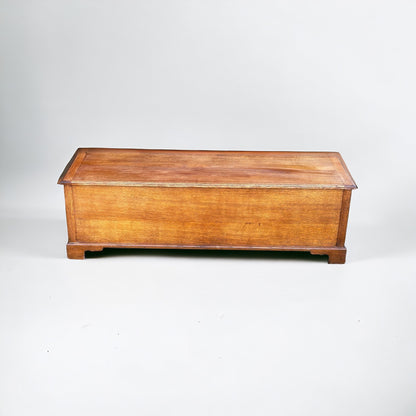 Midcentury Oak Coffer Blanket Chest Coffee Table Bench