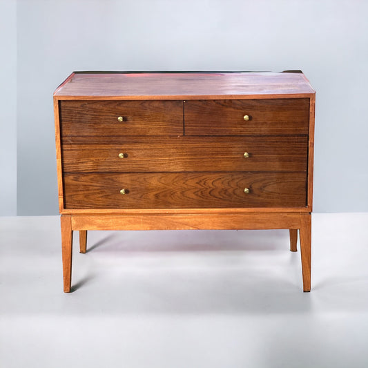 A Midcentury Four Drawer Chest of Drawers by Uniflex 1960s