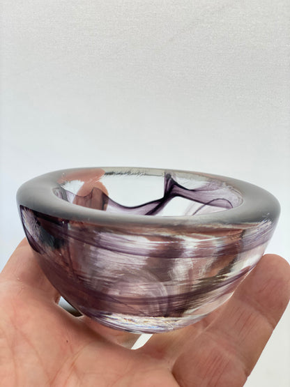 Vintage Kosta Boda Agate Bowl Votive by Anna Ehrner