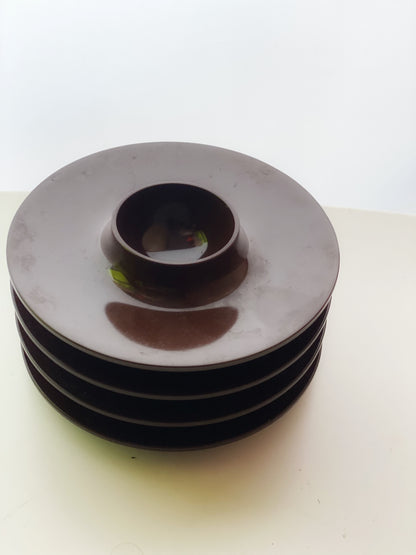 Danish Rosti Melamine Eggcups 1960s Space Age