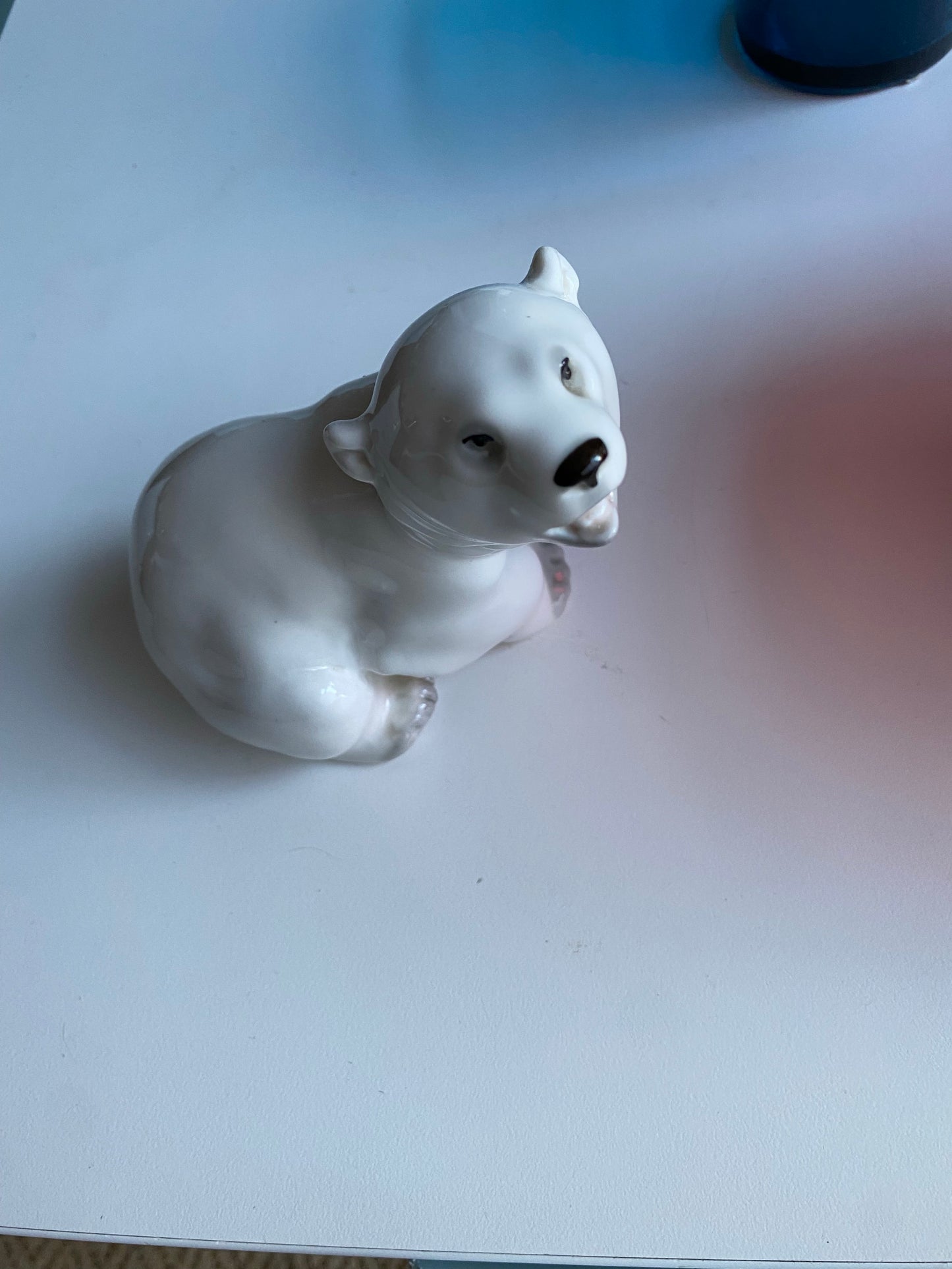 Vintage Porcelain Polar Bear Midcentury Russian