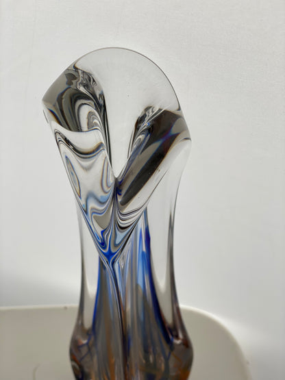 Vase by Max Verboeket for Maastricht Kristalunie