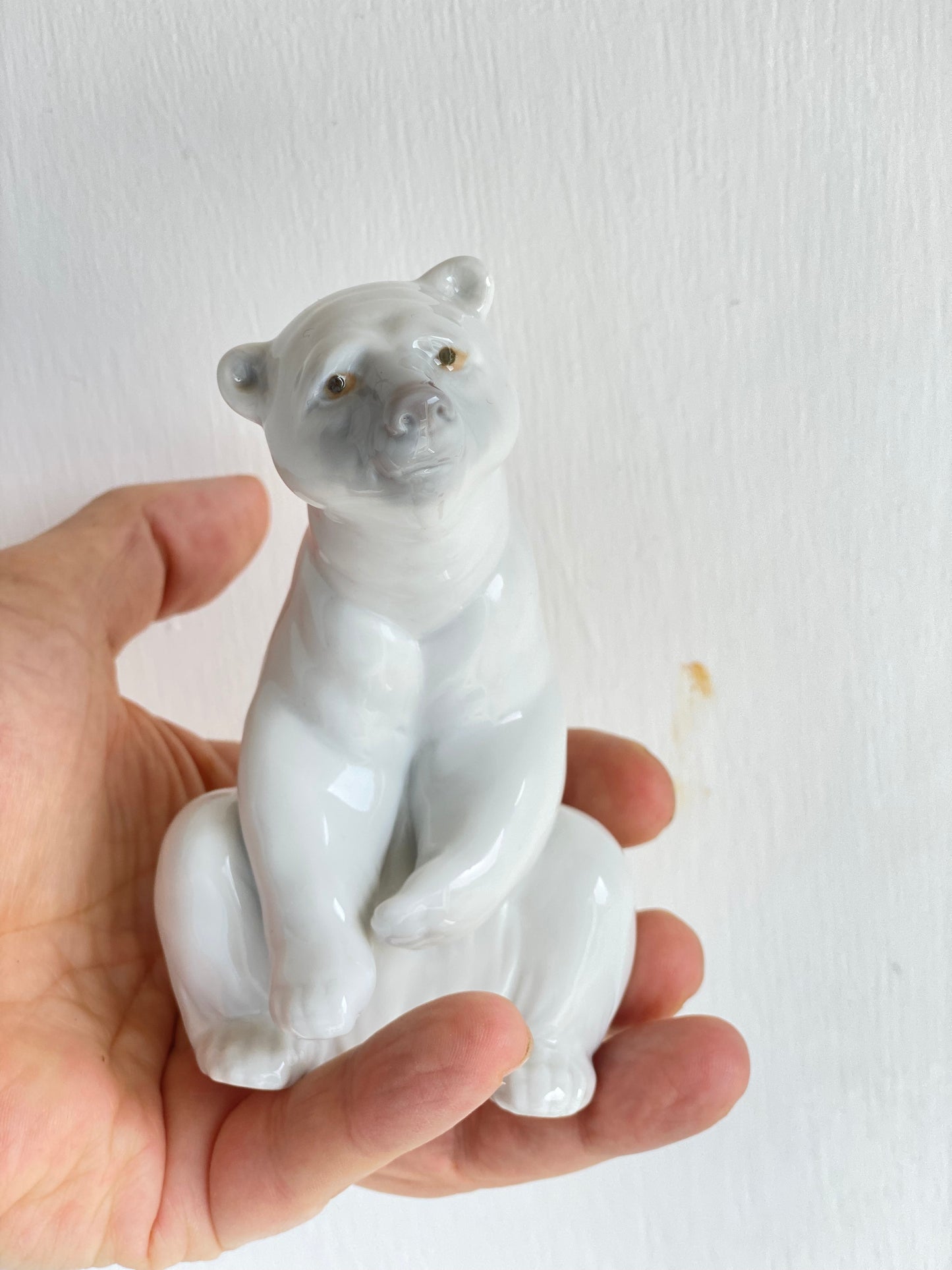 Lladro Porcelain Polar Bear Spanish Ceramics from the 1970s